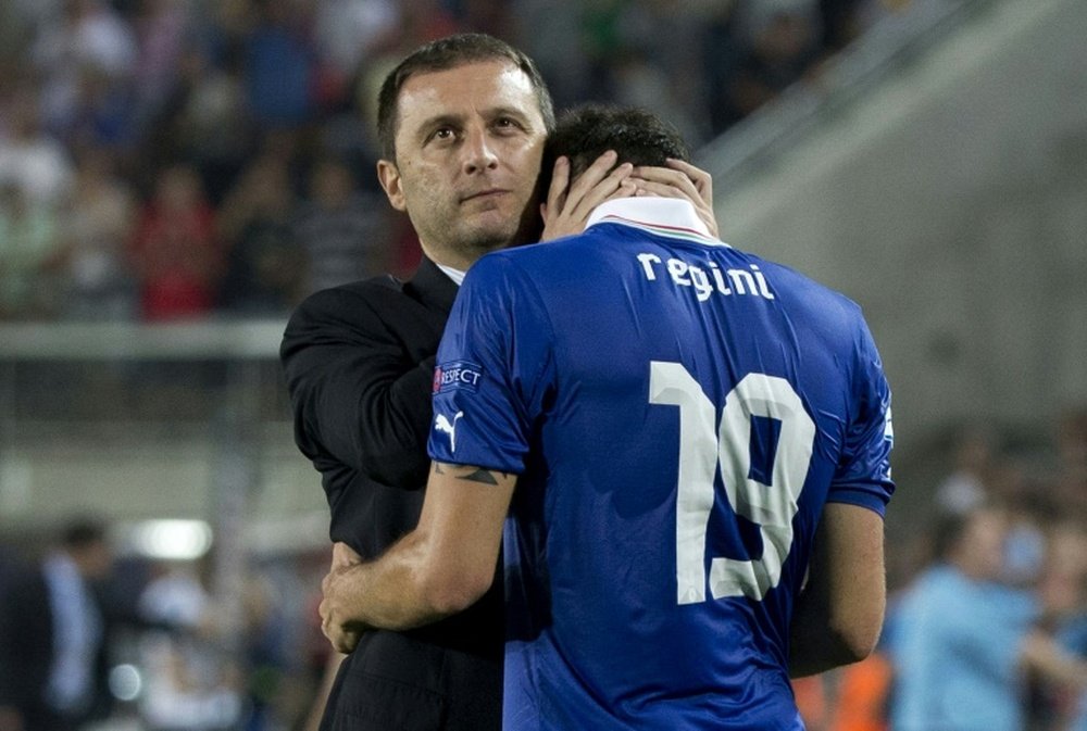 Mangia took Italy U21s to the final of the Euro U21 Championships back in 2013. AFP
