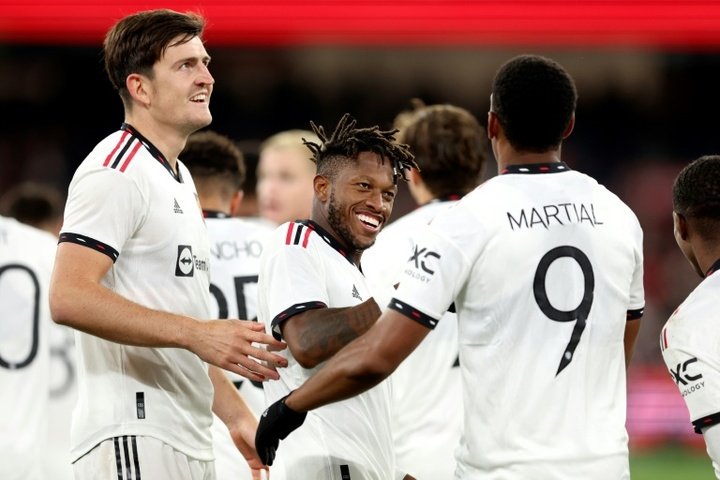 United win again on tour. AFP