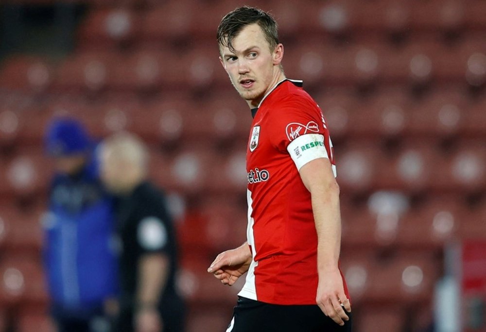 Clincher - James Ward-Prowse after scoring Southamptons second goal. AFP