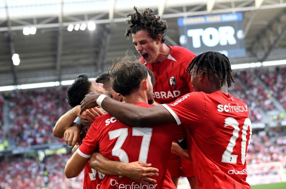 Freiburg took the lead early in the second when Doan's messy effort dribbled across the line. AFP