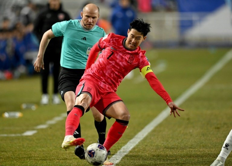 Son blames bad pitches as South Korea slip up in World Cup qualifying