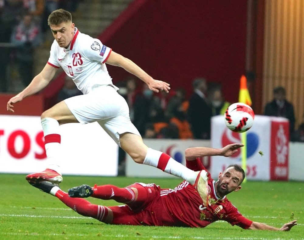 Piatek has joined Fiorentina from Hertha Berlin. AFP