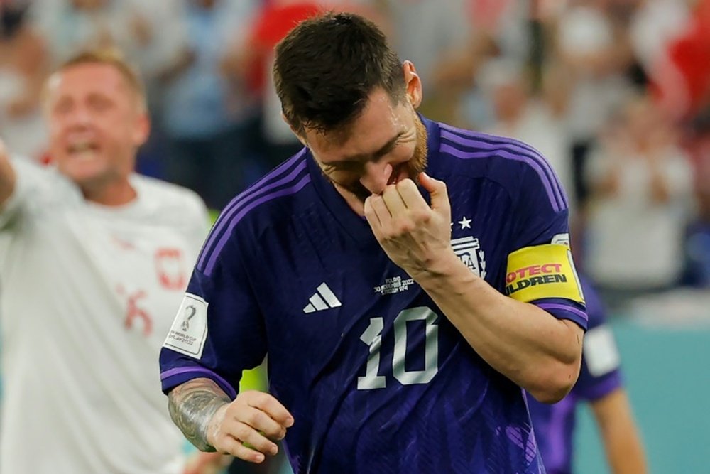 Maradona would be 'super happy', says Messi. AFP