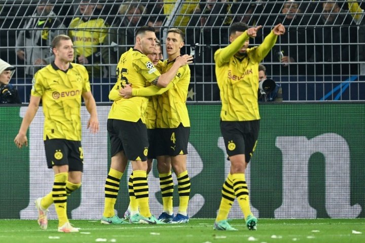 Brandt inspires Dortmund to dent Newcastle's last-16 hopes