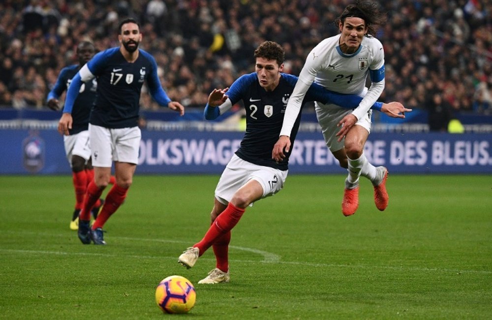 Pavard refused to be drawn on when his future lies. AFP