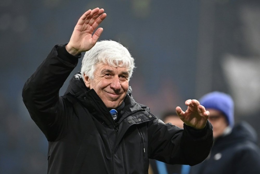 Gian Piero Gasperini left Atalanta for Roma this month. AFP