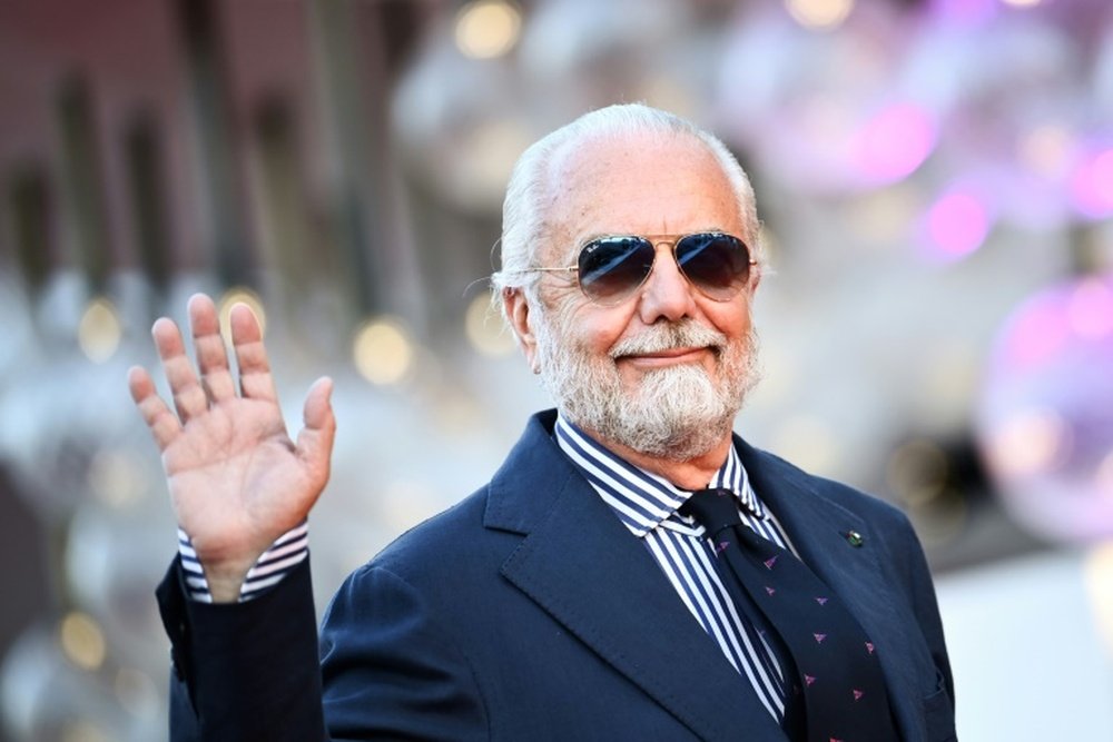 Napoli owner De Laurentiis says Serie A title 'starting point'. AFP