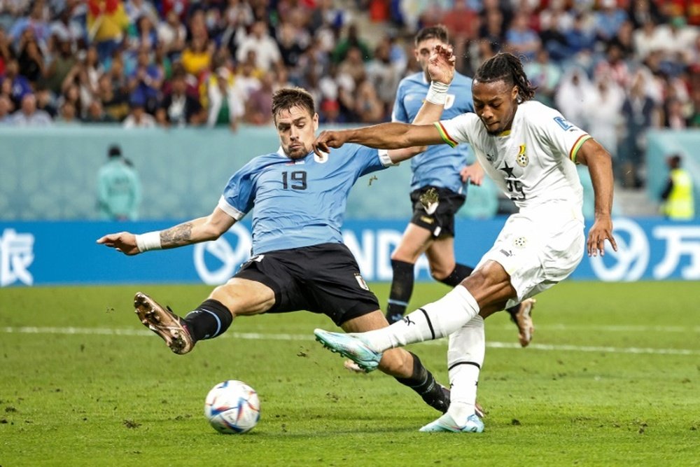 Antoine Semenyo in the Premier League. AFP