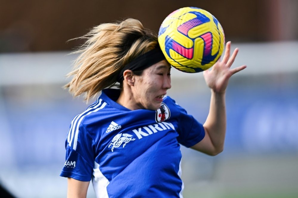 Jun Endo is playing in her second World Cup tournament. AFP