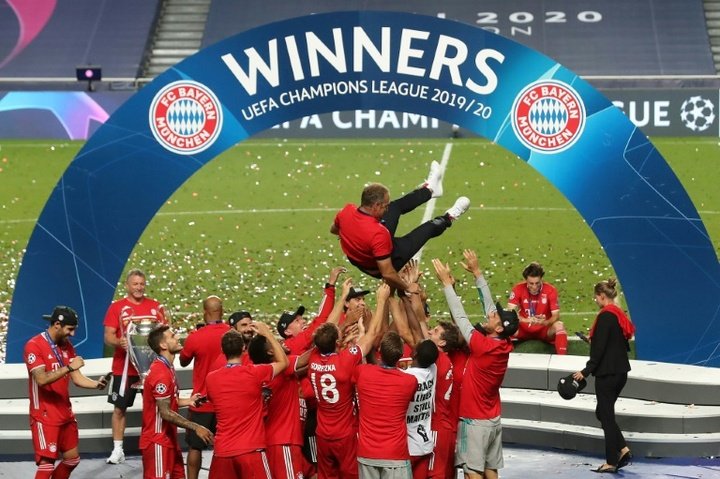 Flick delights at 'crazy' growth of treble-winners Bayern Munich