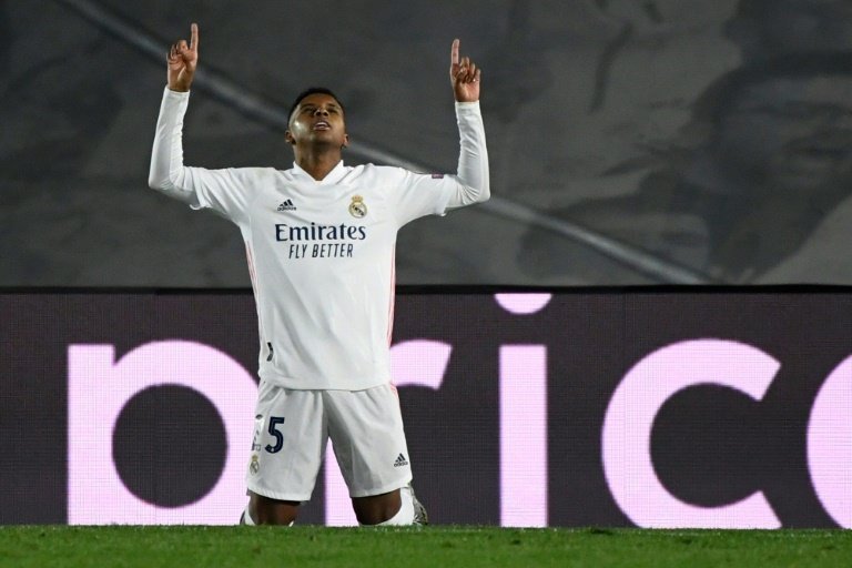 Rodrygo was Real Madrid's hero as he got the winner against Inter Milan. AFP