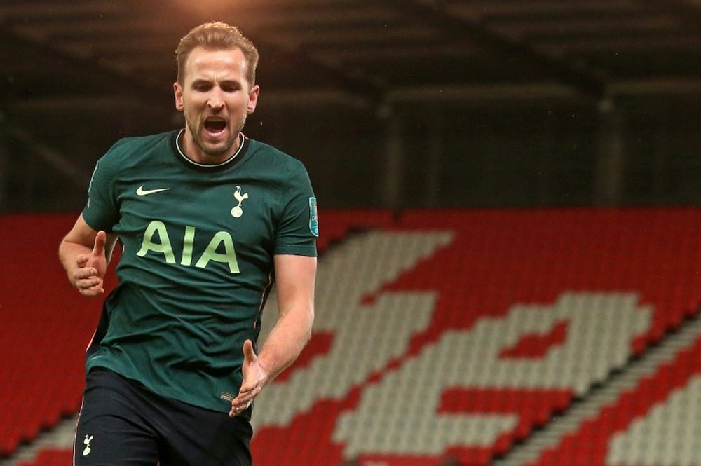 Harry Kane has scored 16 goals in 22 appearances. AFP