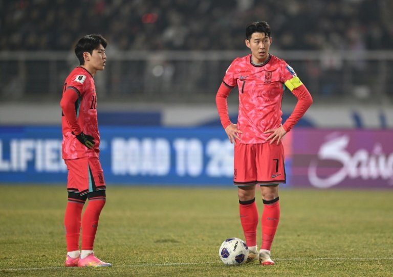 Spurs' Son and Lee Kang-in will hope to fire South Korea to the World Cup. AFP
