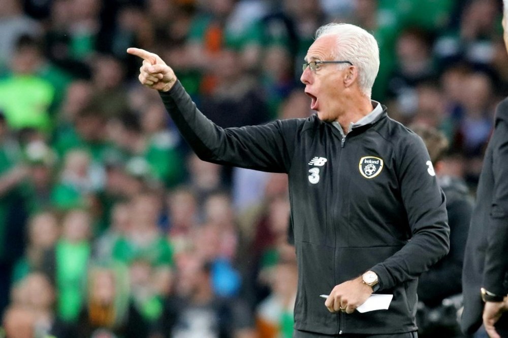 Mick McCarthy explained how he was feeling about the COVID-19 situation. AFP