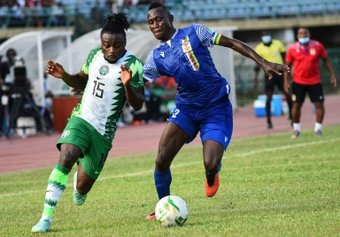 Nigeria's Simon defying father's expectations at Cup of Nations. AFP