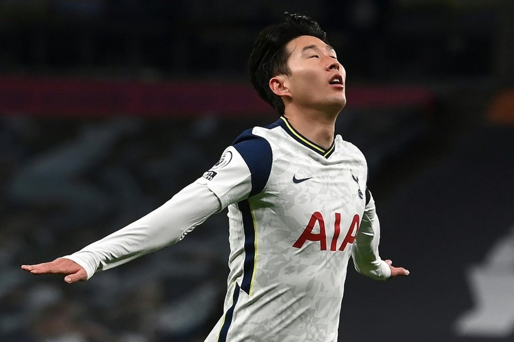 Son Heung-mins form has Tottenham dreaming of a first league title since 196. AFP