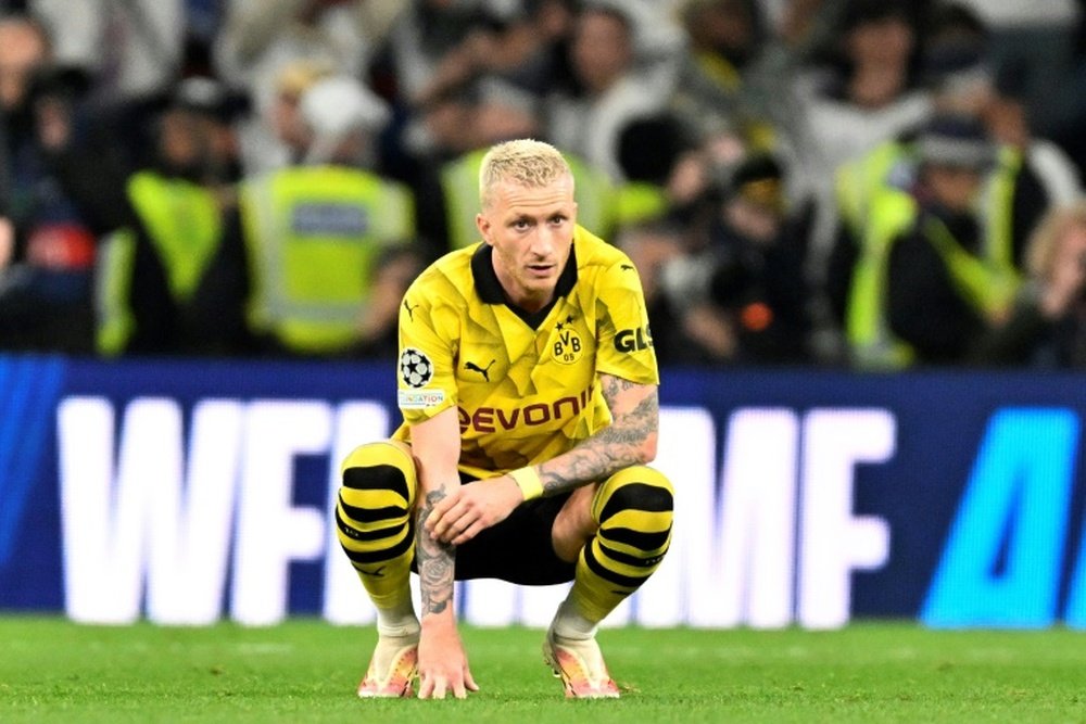 Marco Reus was left dejected by Dortmund's defeat in his last game for the club. AFP