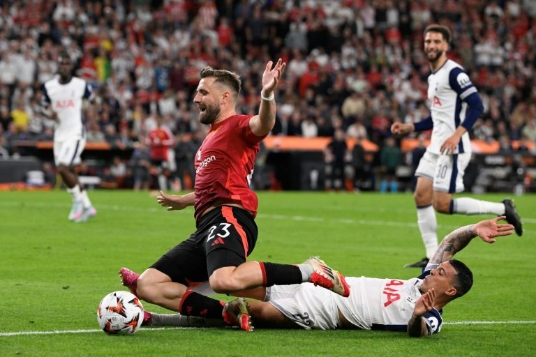 Shaw said Manchester United's miserable season was unacceptable. AFP