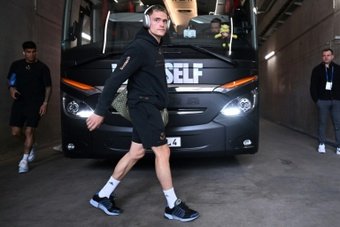 Florian Wirtz has been linked with a move to Liverpool in the summer. AFP