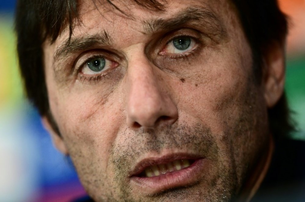 Conte had been keeping in touch while he was recovering from his operation. AFP