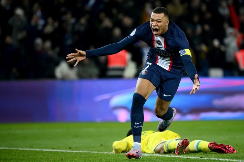 Galtier optimistic of chances thanks to Mbappe. AFP