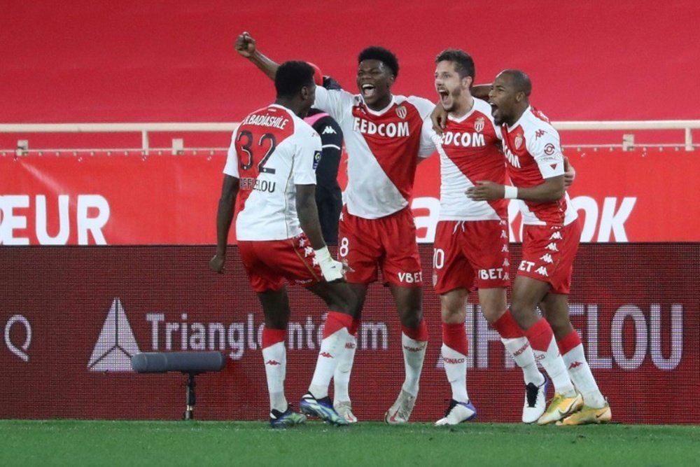 Monaco won their fourth consecutive league game to pile fresh misery onto Marseille. AFP