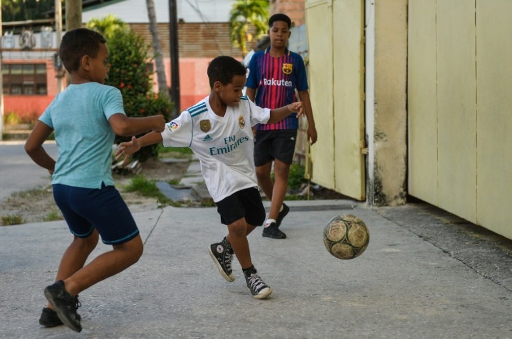 Football has overtaken Baseball as Cuba's most favourite past time. AFP