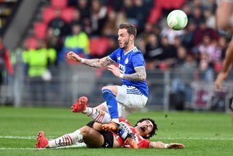 James Maddison scored as Leicester qualified for the semi-finals. AFP