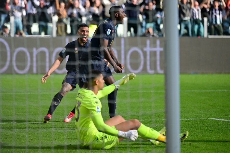 Kolo Muani continued his fine start at Juventus. AFP