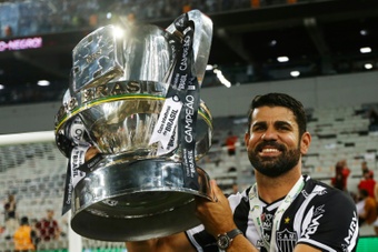 Diego Costa has left Atletico Mineiro after just five months. AFP