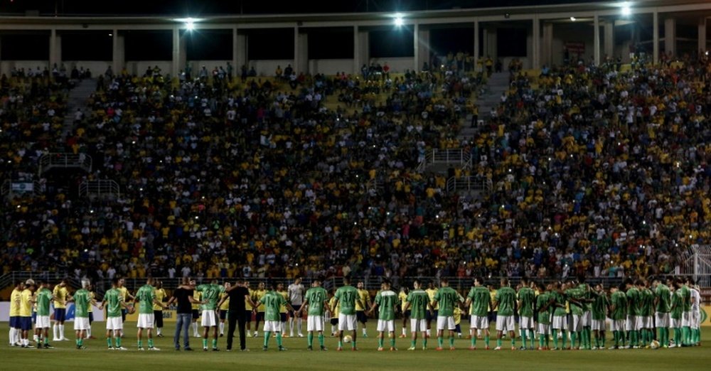 Four months after a plane crash all but wiped out Chapecoense. AFP