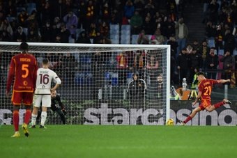 Paulo Dybala scored his first hat-trick in a Roma jersey in a 3-2 win over Torino in Serie A on Monday to keep the capital city side's Champions League ambitions alive.