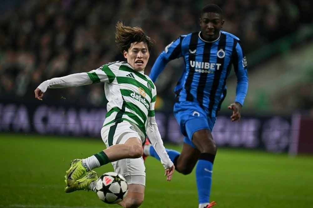 Furuhashi joined French club Rennes from Celtic with Jota going the other way. AFP