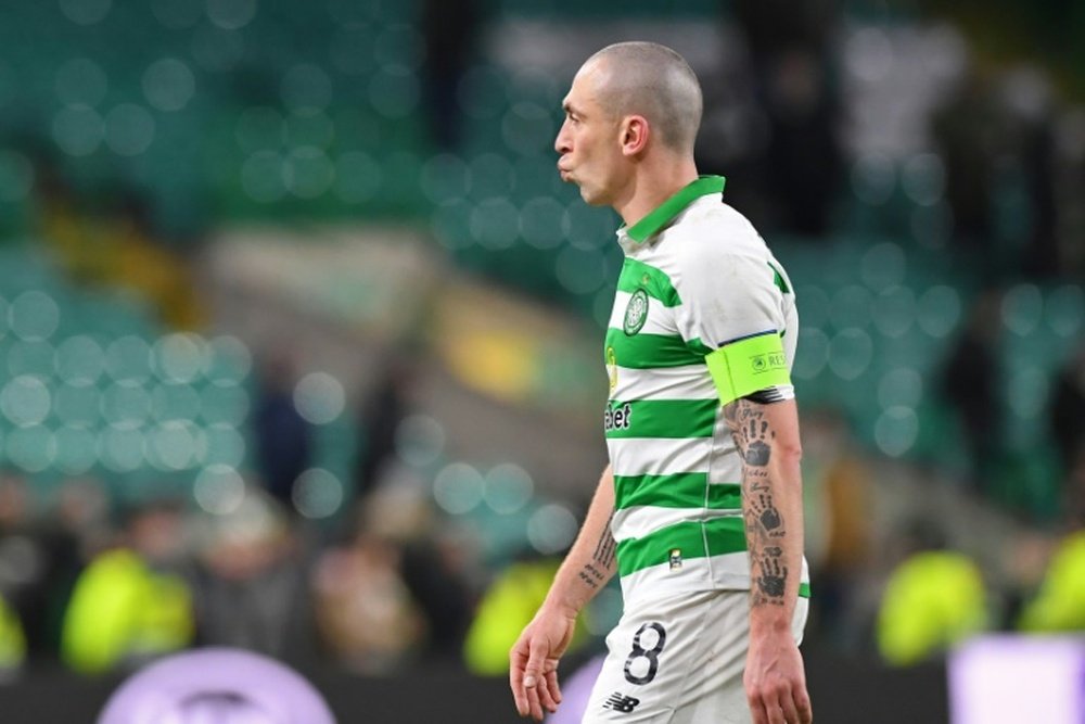 Scott Brown is set to join Aberdeen as a player-coach. AFP