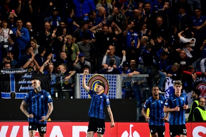 Ruggeris goal helped take Atalanta to the Europa League final. AFP
