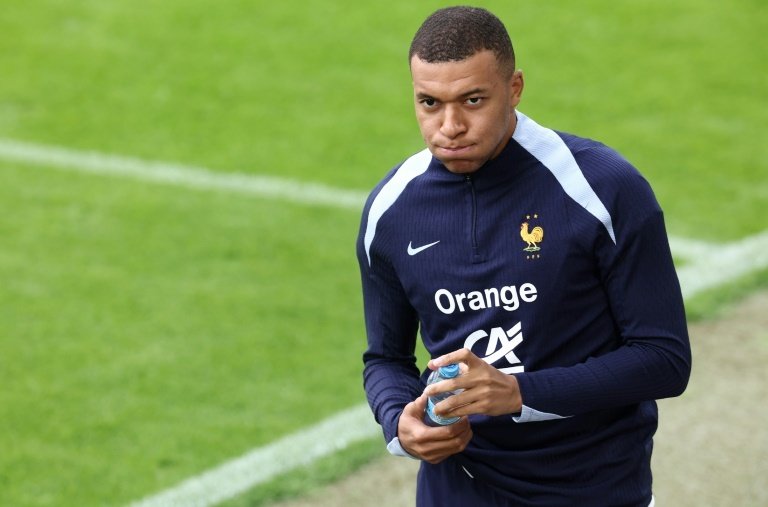 Mbappe was the latest France player to be asked about the political situation in the country. AFP