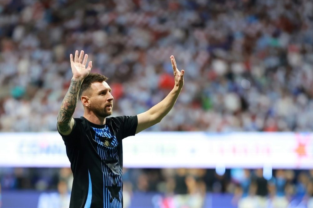 Messi reached 35 Copa America appearances against Canada. AFP