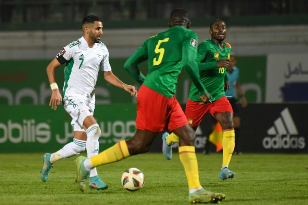 Mahrez was a key figure when Algeria won the 2019 Cup of Nations. AFP