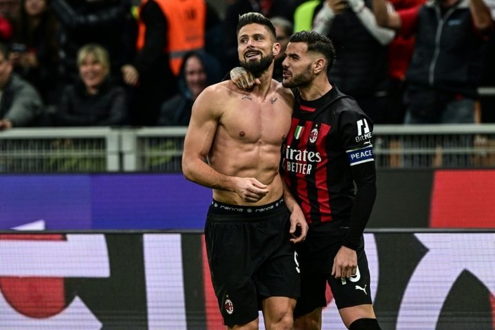 Giroud spares Milan's blushes against Spezia