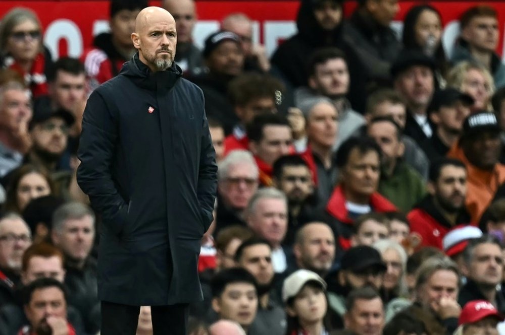 Erik ten Hag believes he will be given time to turn around his sides fortunes. AFP