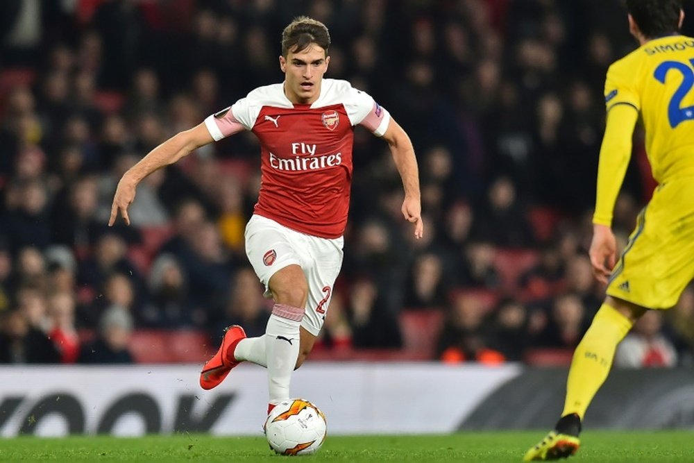 Denis Suarez did not make a long lasting impression on Arsenal. AFP