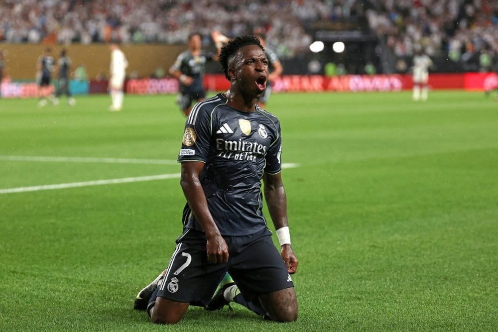 Vinicius Junior impressed in Real Madrid's win over Salzburg. AFP