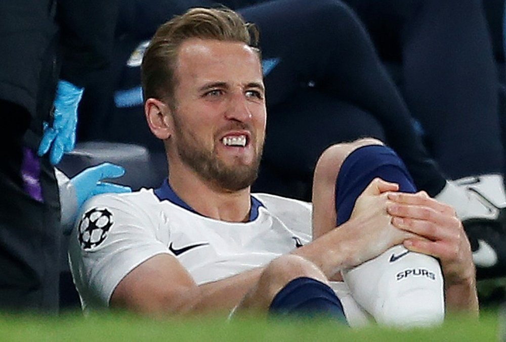 Kane could be close to recovering, right on time for the UCl final. AFP