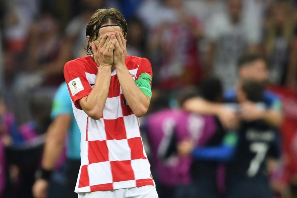 Modric described the honour as 'bittersweet'. AFP
