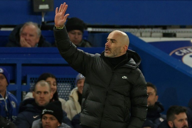 Maresca hailed Chelsea's mental strengthin their comeback win over West Ham. AFP