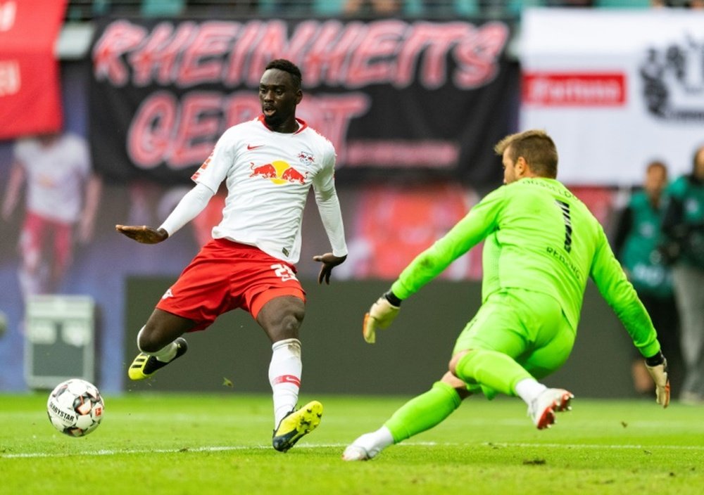 Augustin has scored in both of RB Leipzig's league games this season. AFP