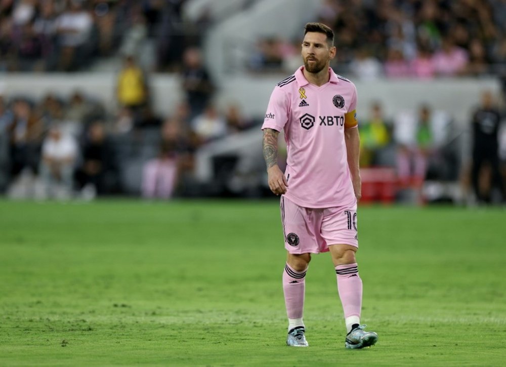 Messi will skip Inter Miami's game at Atalanta United on Saturday. AFP