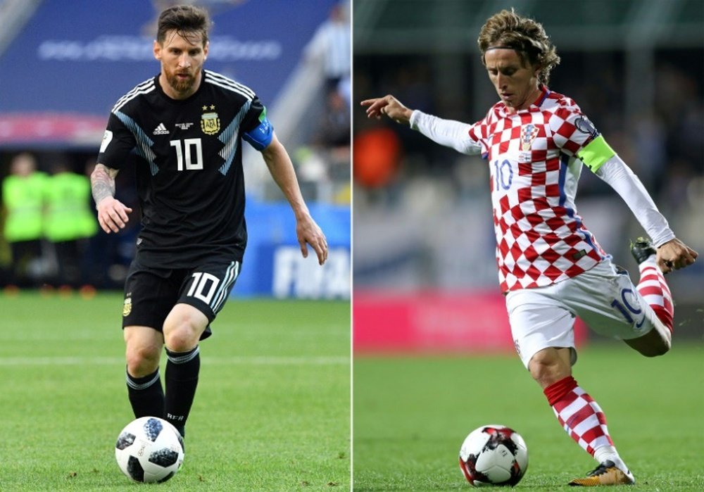 Croatia and Argentina will fight for a spot in the final. AFP