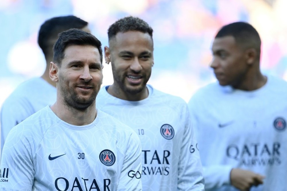 PSG thrashed Auxerre before the World Cup. AFP