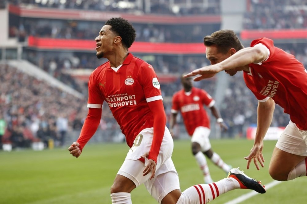 PSV kept up their unbeaten record. AFP
